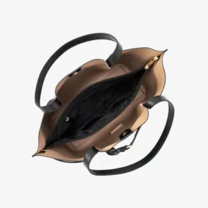 Micharl Kors Emilia Large EW Leather Tote Black