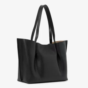 Micharl Kors Emilia Large EW Leather Tote Black
