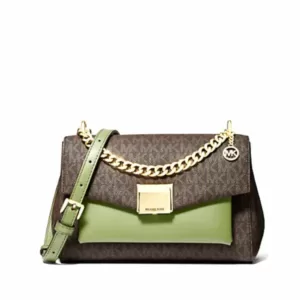 Michael Kors Lita Medium Crossbody Bag Light Sage