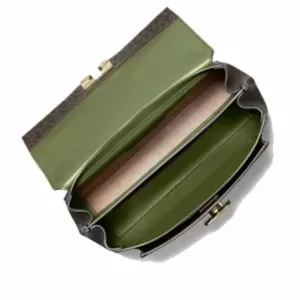 Michael Kors Lita Medium Crossbody Bag Light Sage