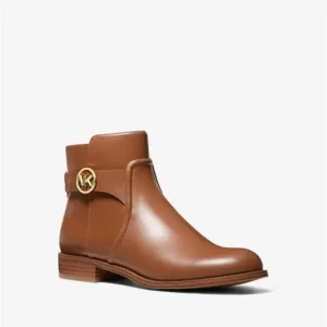 Michael Kors Carmen Faux Leather Ankle Boot Luggage 49F2CRFE5L