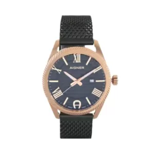 Aigner A24145E Imola Black Dial Stainless Steel Watch