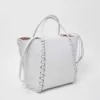 Alaia Le Hinge Small Smooth Leather Tote Bag