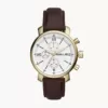 Fossil Rhett Chronograph Brown Leather Watch