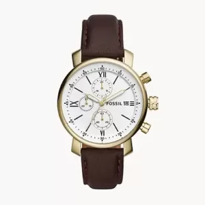 Fossil Rhett Chronograph Brown Leather Watch