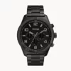 Brox Multifunction Black Stainless Steel Watch