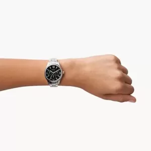 Fossil His and Her Multifunction Stainless Steel Watch Set