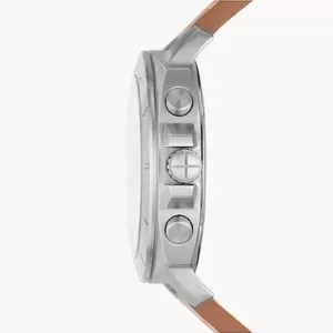 Privateer Sport Chronograph Brown Leather Watch