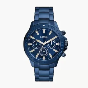 Fossil Bannon Multifunction Blue Stainless Steel Watch