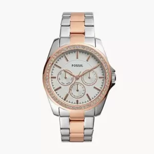 Fossil Janice Multifunction Two-Tone Stainless Steel Watch
