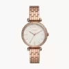 Fossil Tillie Three-Hand Rose Gold-Tone Stainless Steel Watch