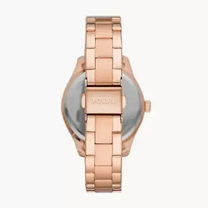 Fossil Rye Multifunction Rose Gold-Tone Stainless Steel Watch