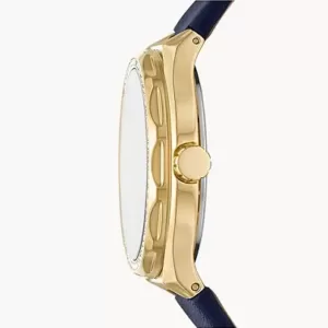 Fossil Eevie Multifunction Blue Leather Watch