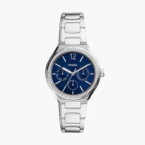 Fossil Eevie Multifunction Silver Stainless Steel Watch