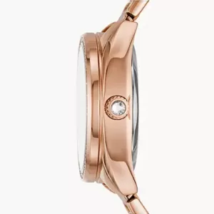 Fossil Vale Automatic Rose Gold-Tone Stainless Steel Watch