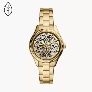 Fossil Rye Automatic Gold-Tone Stainless Steel Watch