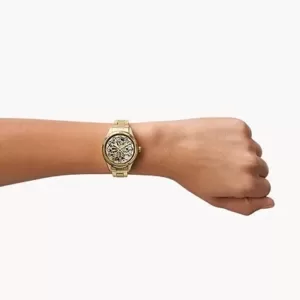 Fossil Rye Automatic Gold-Tone Stainless Steel Watch