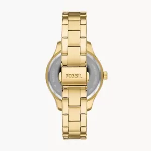 Rye Multifunction Gold-Tone Stainless Steel Watch