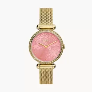 Fossil Tillie Three-Hand Gold-Tone Stainless Steel Watch
