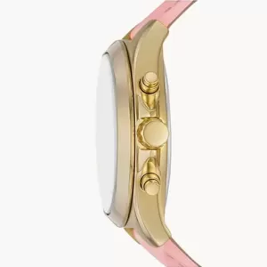 Fossil Modern Courier Chronograph Pink Leather Watch