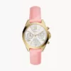 Fossil Modern Courier Chronograph Pink Leather Watch
