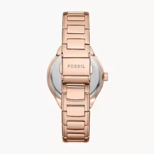 Fossil Eevie Automatic Rose Gold-Tone Stainless Steel Watch