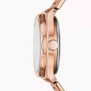 Fossil Eevie Automatic Rose Gold-Tone Stainless Steel Watch