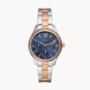 Fossil Rye Multifunction Two-Tone Stainless Steel Watch