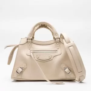 Balenciaga Neo Classic City XS Handle Bag Yellow Beige