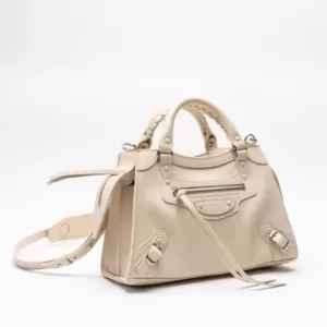 Balenciaga Neo Classic City XS Handle Bag Yellow Beige