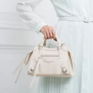 Balenciaga Neo Classic City XS Handle Bag Yellow Beige