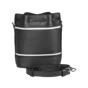 Bally Cleoh XS Leather Bucket Bag Black