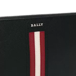 Bally Thalden Clutch Black Red White