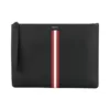 Bally Thalden Clutch Black Red White