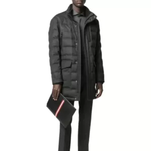 Bally Thalden Clutch Black Red White