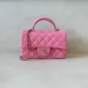 Chanel Mini Recta Rectangle Top Handle Pink GHW