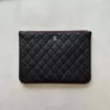 Chanel O Case Medium Black Caviar GHW