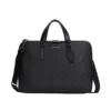 Coach Graham Shadow Slim Briefcase Signature Black Oxblood