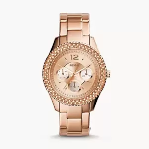 Fossil Stella Multifunction Rose-Tone Stainless Steel Watch