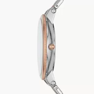 Fossil Monroe Three-Hand Date Two-Tone Stainless Steel Watch