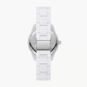 Fossil Stella Multifunction White Castor Oil Watch