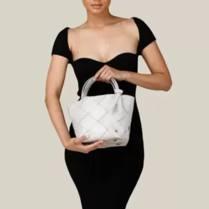 Aigner Ella Small Satchel Dove