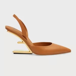 FENDI First 95mm slingback calf leather