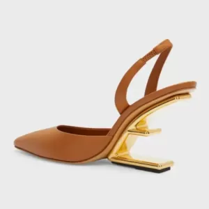 FENDI First 95mm slingback calf leather