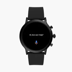 Fossil Gen 5 Smartwatch The Carlyle HR Black Silicone