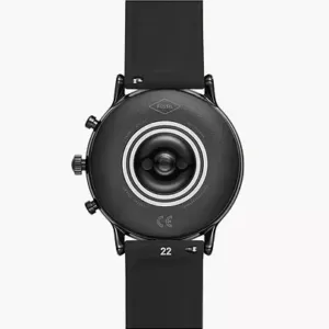 Fossil Gen 5 Smartwatch The Carlyle HR Black Silicone