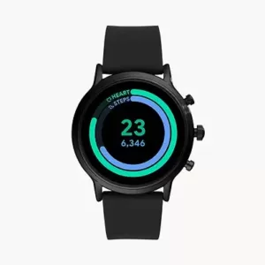 Fossil Gen 5 Smartwatch The Carlyle HR Black Silicone
