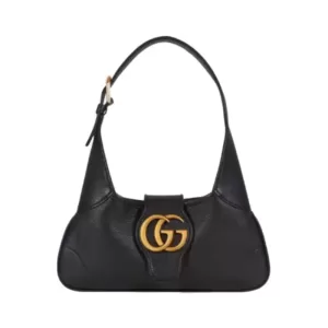 Gucci Aphrodite Small Shoulder Bag Soft Leather Black