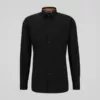 Hugo Boss Magneton 2 Poplin Shirt Black