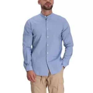 Hugo Boss Race_1 Regular-Fit Long Sleeves Cotton Dobby Shirt Light Blue